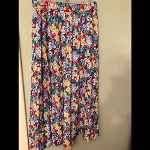 Vintage The Eagle’s Eye midi skirt floral size 8